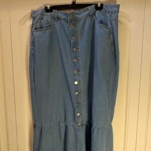 Shein Curve Denim Skirt